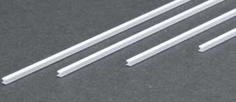 Styrene H-Column .080 (4) By EVERGREEN SCALE MODELS