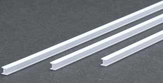 Styrene H-Column .156 (3) By EVERGREEN SCALE MODELS