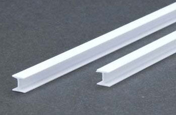 Styrene H-Column .250 (2) By EVERGREEN SCALE MODELS