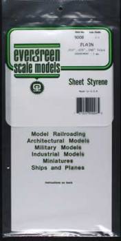 Styrene Plain Assortment By EVERGREEN SCALE MODELS