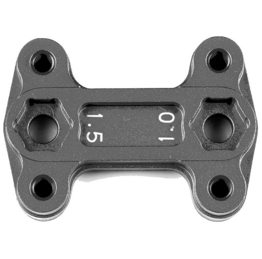 Tamiya 84198 Aluminum Upper Suspension Mount Black F104