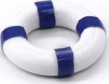 Hobby Details 1/24 mini life buoy (Blue)