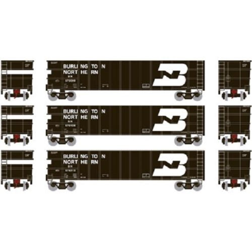 Burlington Northern 50' Thrall High-Side Gondola 3-Pack