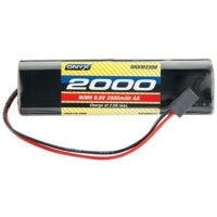 9.6V 2000mAh AA NiMH Square Transmitter Battery: Universal Receiver