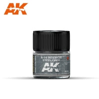 AK Interactive A-14 Interior Steel Grey 10ml