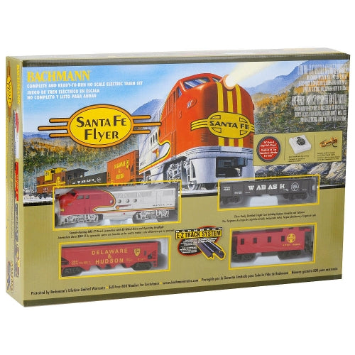 Bachmann 00647 SANTA FE FLYER SET HO