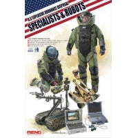 1/35 US Explosive Ordnance Disposal Specialists & Robots By MENG MODEL KITS