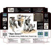 MASTER BOX 1/35 Man Down! US Modern Army, Middle East, Present day