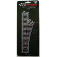 Kato 2-841 Manual Right Turnout with 490mm Radius Curve P490R (HO scale)