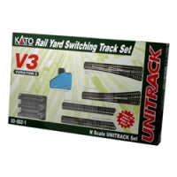 Kato 20-862, N Scale Unitrack V3 Rail Yard Switching Set