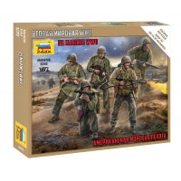 1/72 WWII US Marines (Snap) (New Tool) By ZVEZDA