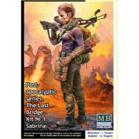 Master Box 1/25 Post-apocalyptic series. The Last Bridge. Kit No. 1. Sabrina