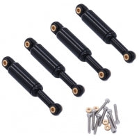 Hobby Details Aluminum Shocks for Axial SCX24 (4)(Black)