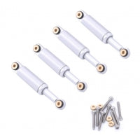 Hobby Details Aluminum Shocks for Axial SCX24 (4)(Silver)