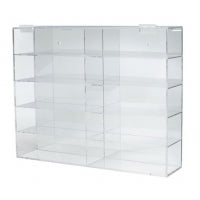 Auto World Ten-Car Acrylic Display Case with Mirror Back