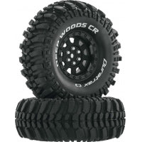 Deep Woods CR C3 Mounted 1.9" Crawler Black (2) By DURATRAX