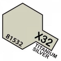 X-32 Titanium Silver Acrylic mini 10mL