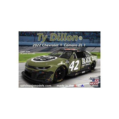Salvinos JR Models 1/24 GMS Racing Ty Dillon 2022 camaro - Primary Livery Model Kit