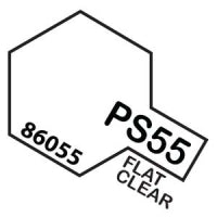 PS-55 Flat Clear Spray 100mL