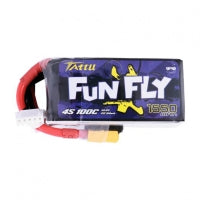 Tattu - 357 - 1550mAh 4S1P 14.8V 100C LiPo XT60 Plug Soft Case