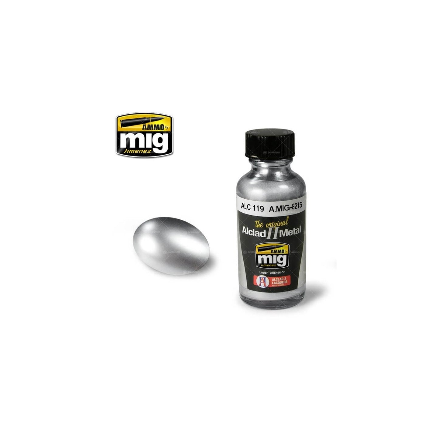 Ammo Mig Airframe Aluminium Alclad Metallic Paint ALC119, 30ml