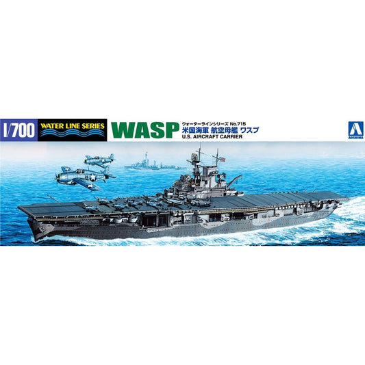 Aoshima 1/700 USS Aircraft Carrier WASP