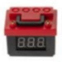 Hobby Details 1/10 Battery Box with Voltage Display ? Red/Black