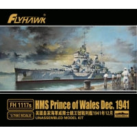 Flyhawk Model 1/700 HMS Prince of Wales December 1941 (Deluxe Edition)