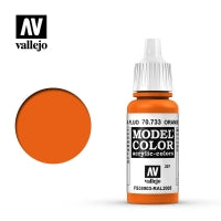 Model Color Orange Fluorescent 207 17ml By VALLEJO