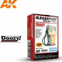 AK Interactive 1/24 Doozy Series: Resin Pure NoLead Old Gas Pump w/Single Hose