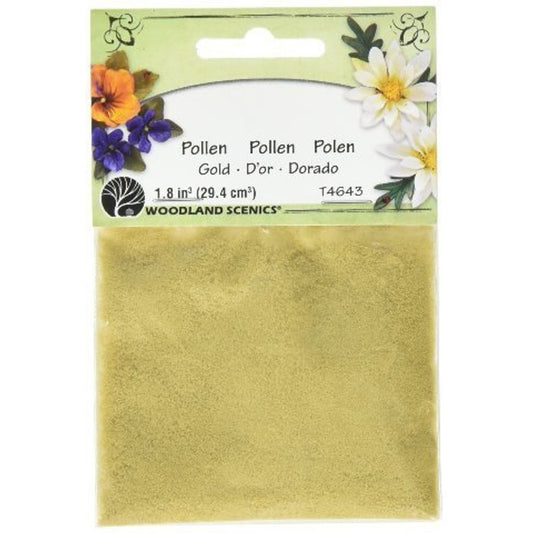 WOODLAND SCENICS - Paper Flower Pollen, Gold/1.8