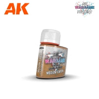 AK Interactive Wargame Enamel Liquid Pigments Medium Earth 35ml.