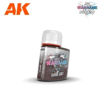 AK Interactive Wargame Enamel Liquid Pigments Dark Grit 35ml