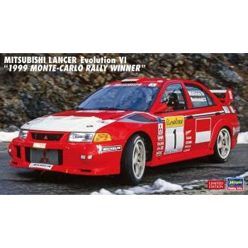Hasegawa 1/24 Mitsubishi Lancer Evolution Vi 1999 Monte-Carlo