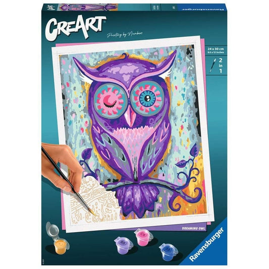 CreArt: Dreaming Owl 10x12