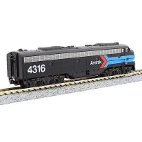 KATO 176-1971 N Scale EMD E8A, Std. DC, Amtrak #4316, Day One Scheme With Single Headlight & Passen