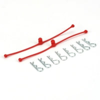 Du-Bro 2248 BODY KLIP RETAINERS RED(2