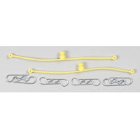 Du-Bro 2247 BODY KLIP RETAINERS YEL(2