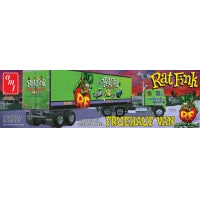 AMT 1/25 Scale Fruehauf Beaded Van Trailer Hauler - Rat Fink