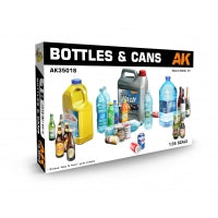 AK Interactive 1/35 Bottles & Cans