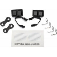 Traxxas Mirrors Side Black (Left & Right)/Retainers (2)/Body