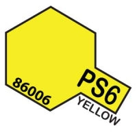 PS-6 Spray Polycarbonate Yellow 3oz By TAMIYA