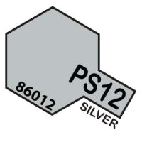 PS-12 Spray Polycarbonate Silver 3oz By TAMIYA