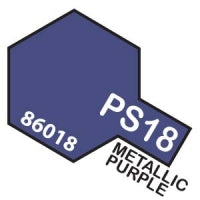 PS-18 Spray Polycarbonate Metallic Purple 3oz By TAMIYA