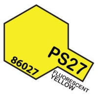 PS-27 Spray Polycarbonate Fluorescent Yellow By TAMIYA