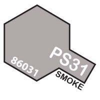 PS-31 Spray Polycarbonate Smoke 3oz By TAMIYA