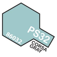 PS-32 Spray Polycarbonate Corsa Gray 3oz By TAMIYA