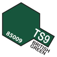 TS-09 British Green Spray 100mL by Tamiya