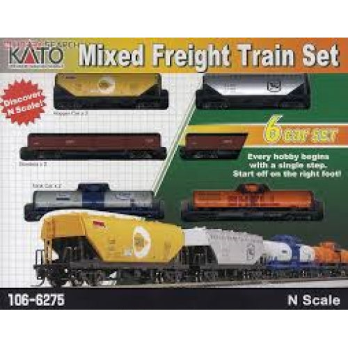 Kato N Mixed Freight Car Set (6)