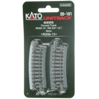 Kato N 249mm 9-3/4" Radius Curve 15-Degree (4)